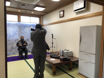 生前遺影写真撮影会の風景