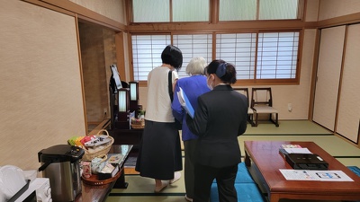 親族控室もご見学いただきました。