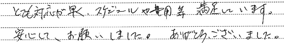 満足しています