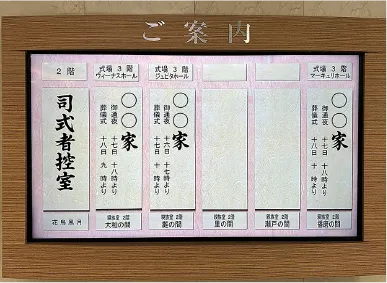 案内表示