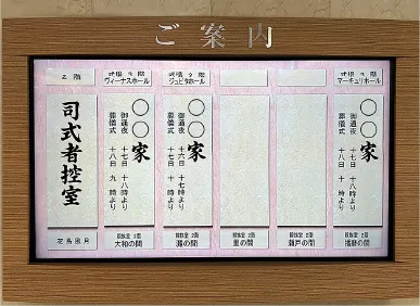 案内表示